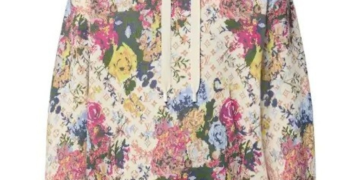 Blossom into Style: Jacketarea's Women Floral Hoodie