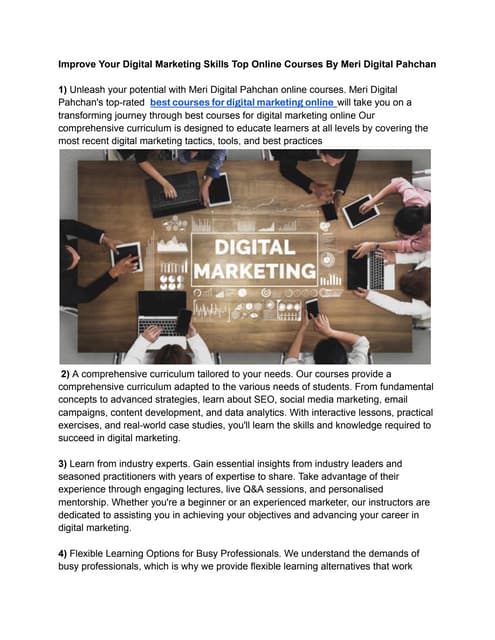 Improve Your Digital Marketing Skills Top Online Courses By Meri Digital Pahchan.pdf