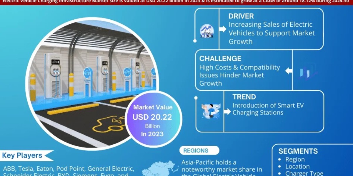 Emerging Trends in Electric Vehicle Charging Infrastructure Market: Capitalizing on 18.12% CAGR Projections (2024-30)