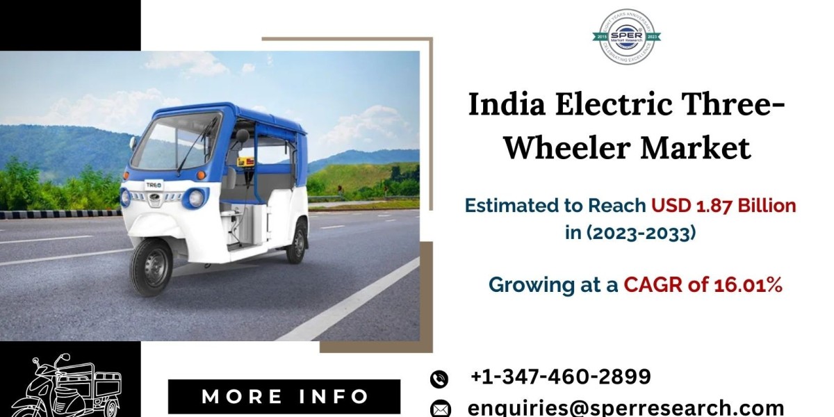 India Electric Three Wheeler Market Revenue, Share, Demand and Outlook 2033: SPER Market Research