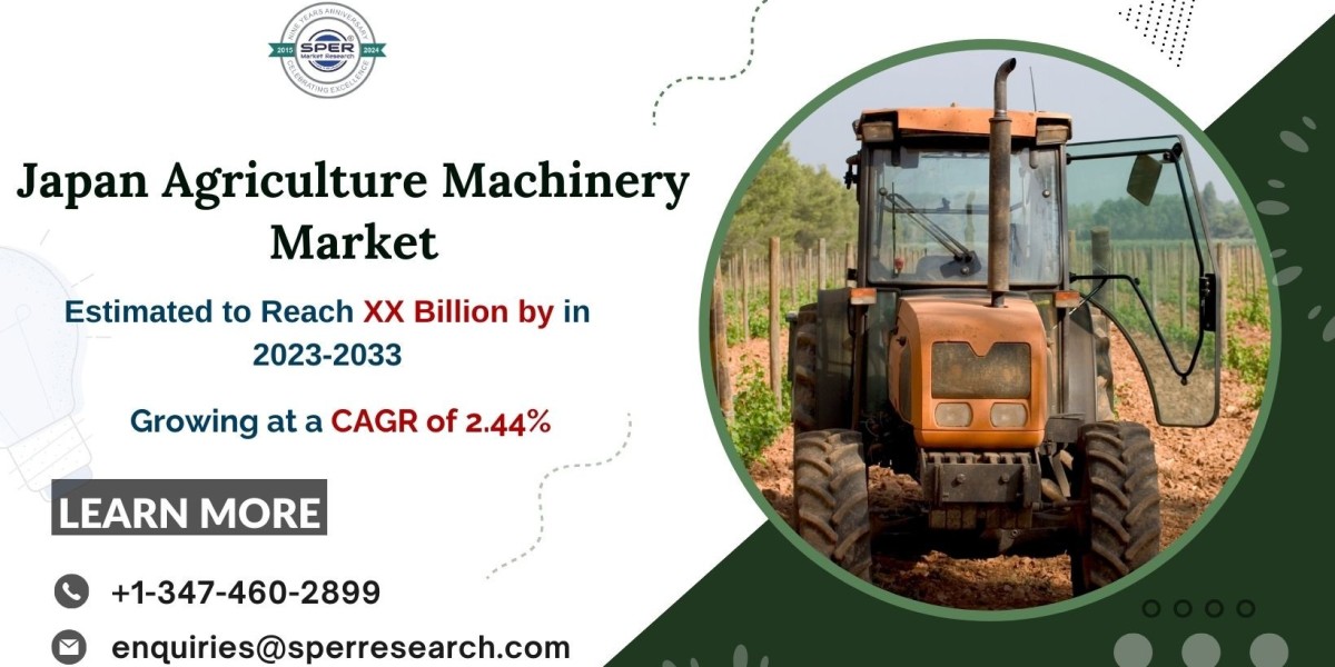 Japan Agriculture Machinery Market Estimated to Hit USD XX Billion by 2033 at a CAGR of 2.44%