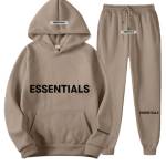 brown essentials tracksuit