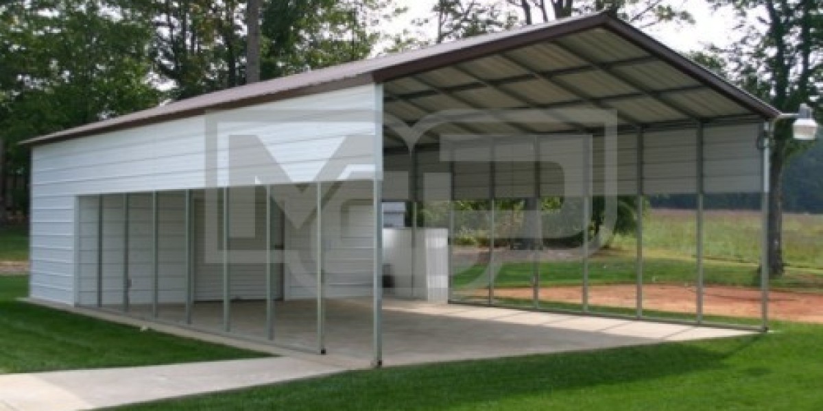 Customizable Metal Utility Carports for Vehicles and Equipment