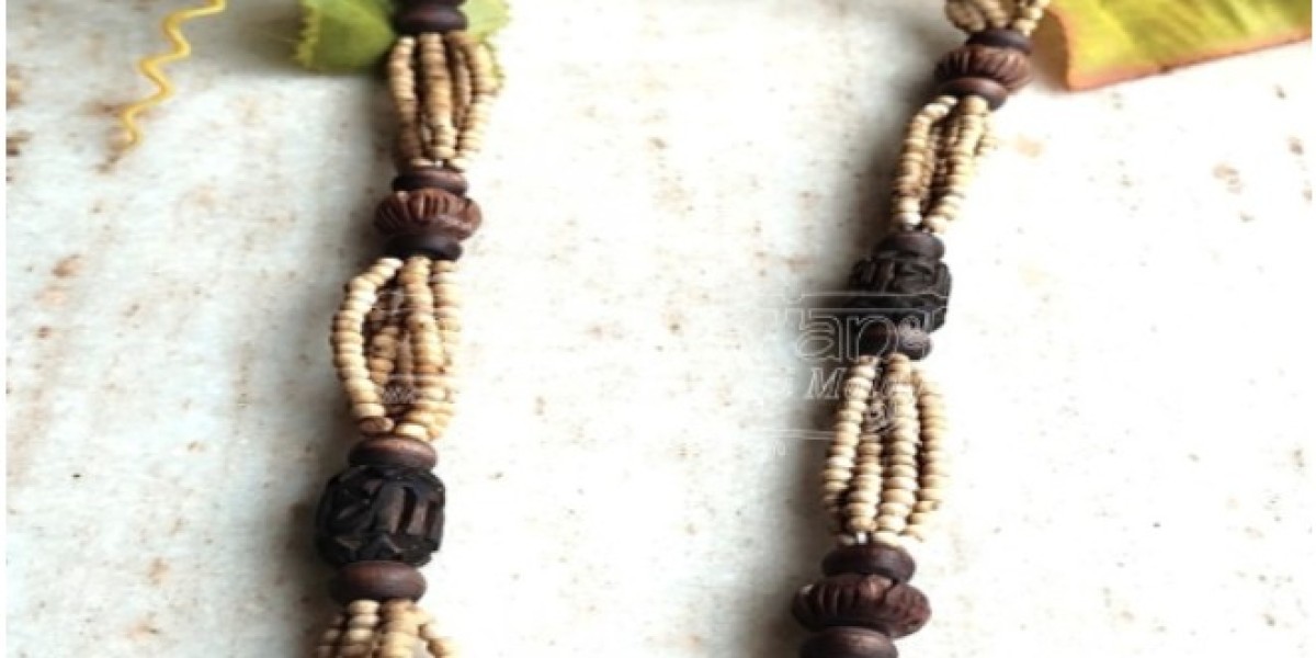 Order Online Get Festival Offer with Panch Tulsi Kanthi Mala-Traditional Look