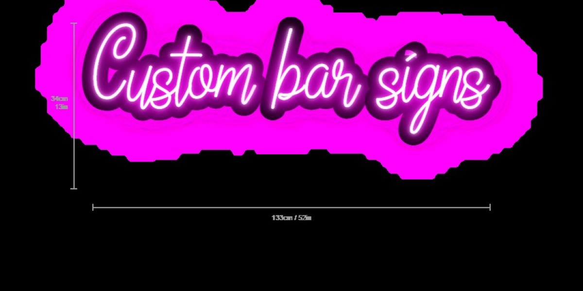 How can custom bar signs enhance the atmosphere and branding of a bar or pub?