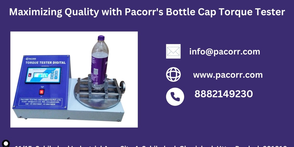 Pacorr’s Bottle Cap Torque Tester: The Industry Standard for Seal Integrity Testing