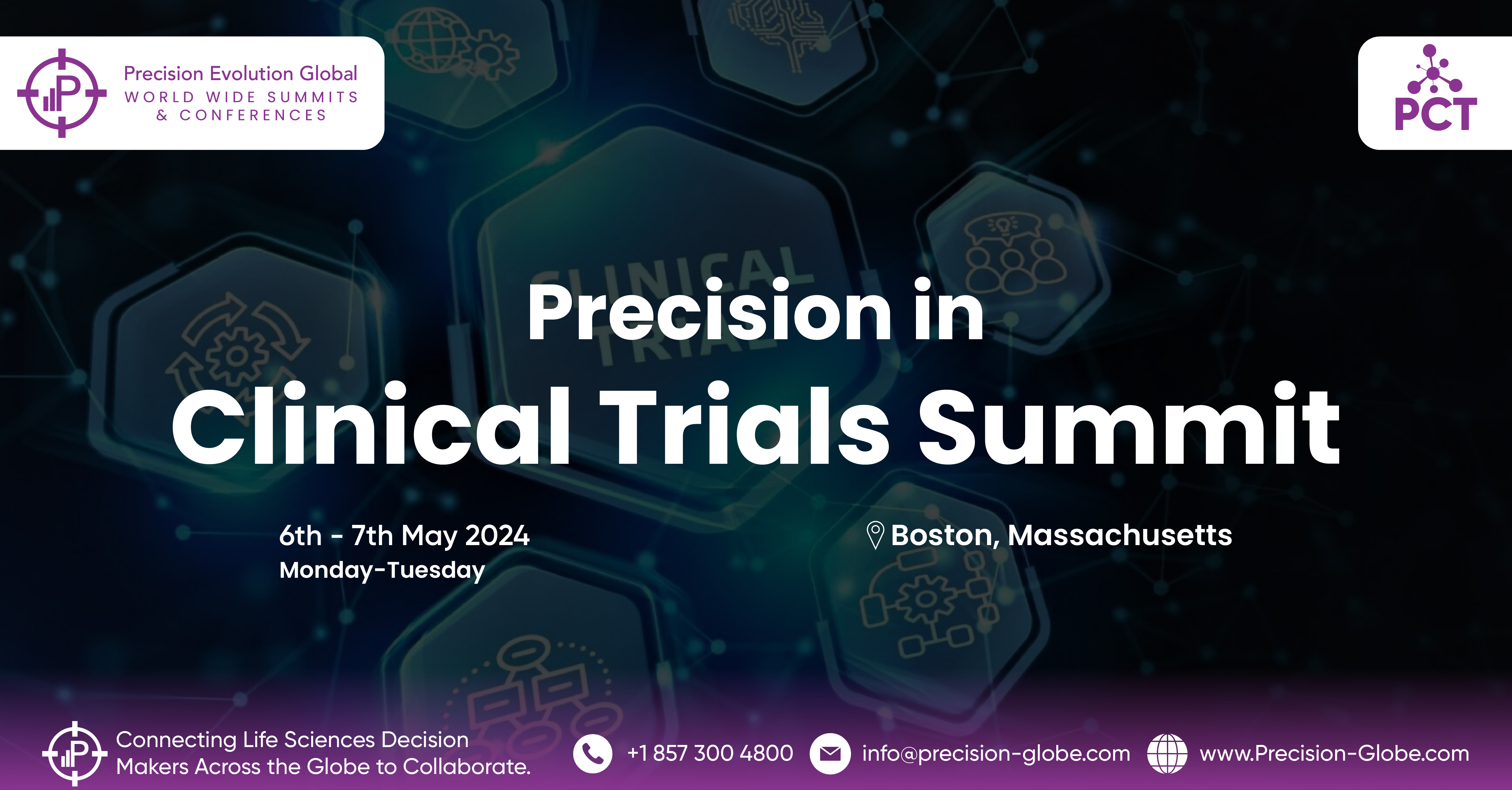 Precision In Clinical Trials Summit | 05-06 May 2024  - Boston