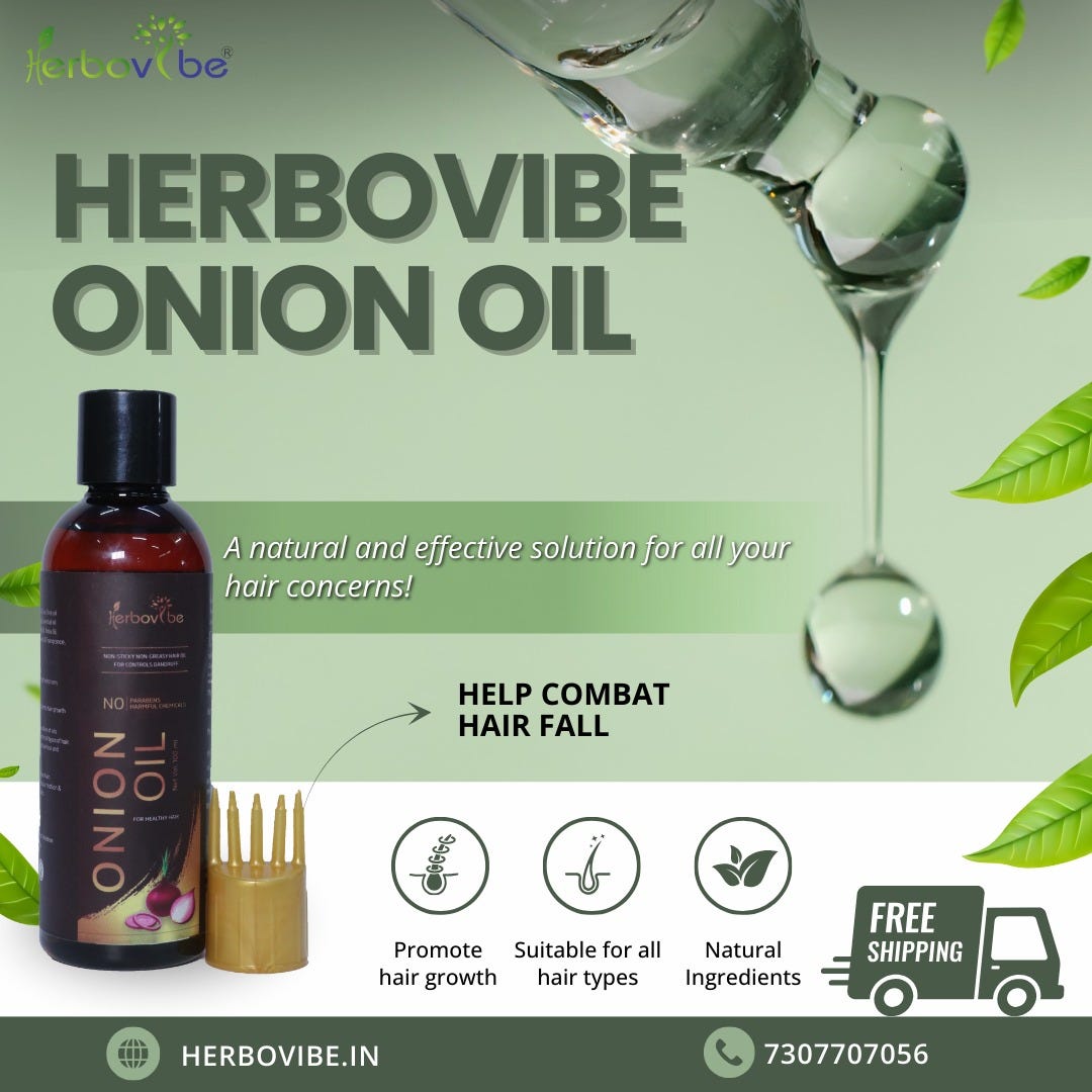 Onion Oil: A Herbal Miracle by Herbovibe | by Herbovibe | Dec, 2024 | Medium