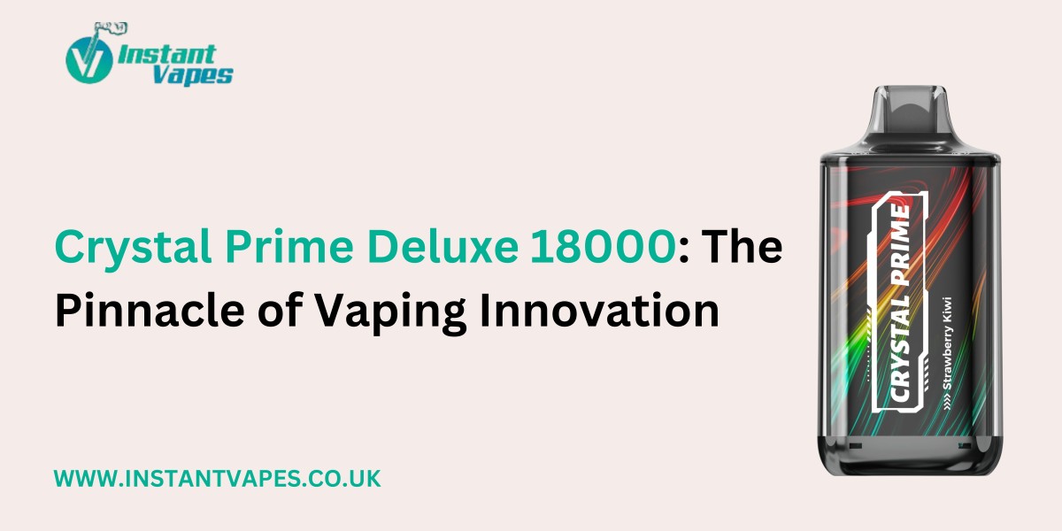 Crystal Prime Deluxe 18000: The Pinnacle of Vaping Innovation