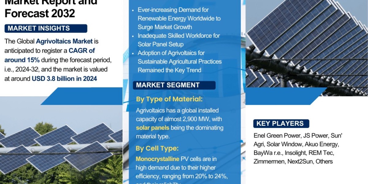 Agrivoltaics Market Industry Outlook: Market Share, Size & Growth Analysis 2024-2032– The Report Cube