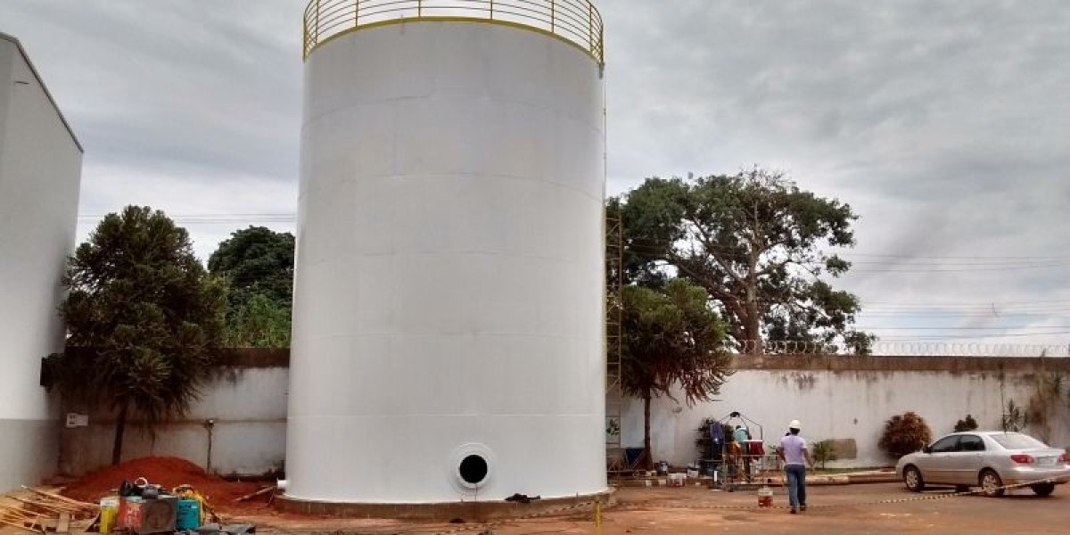 Fluted Column Elevated Storage Tank