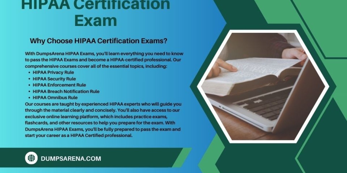 DumpsArena Offers Reliable HIPAA Exams Solutions