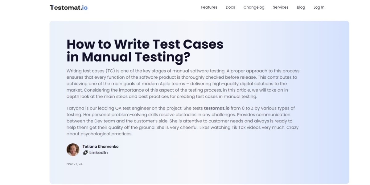 Creating Effective Test Case Examples for Manual Testing: A Comprehensive Guide