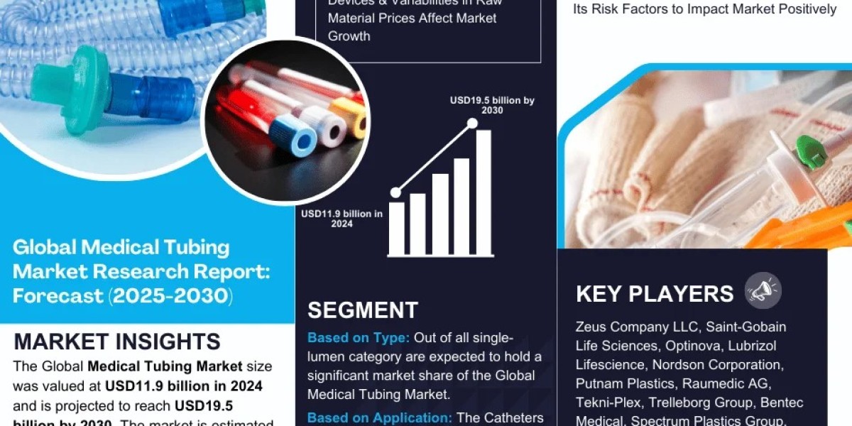 Medical Tubing Market Insights, Share & Growth Trends 2025 to 2030