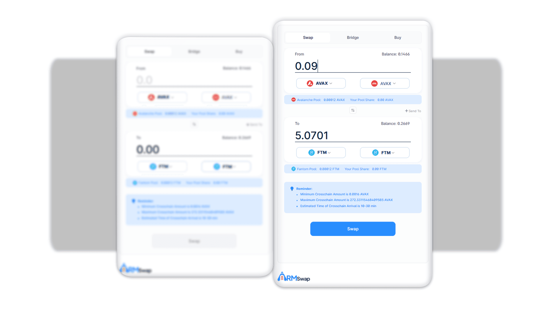 How to Swap AVAX to FTM in 3 Simple Steps with ARMswap