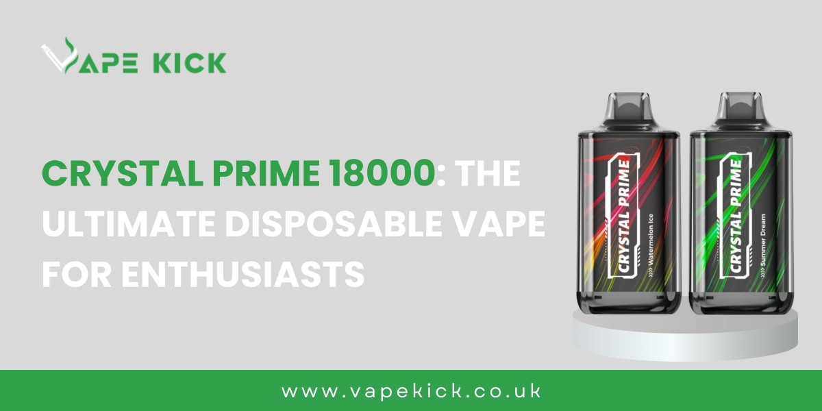 Crystal Prime 18000: The Ultimate Disposable Vape for Enthusiasts