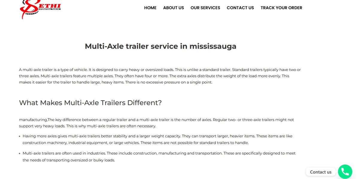 Mississauga’s Trusted Multi-Axle Trailer Transport Service