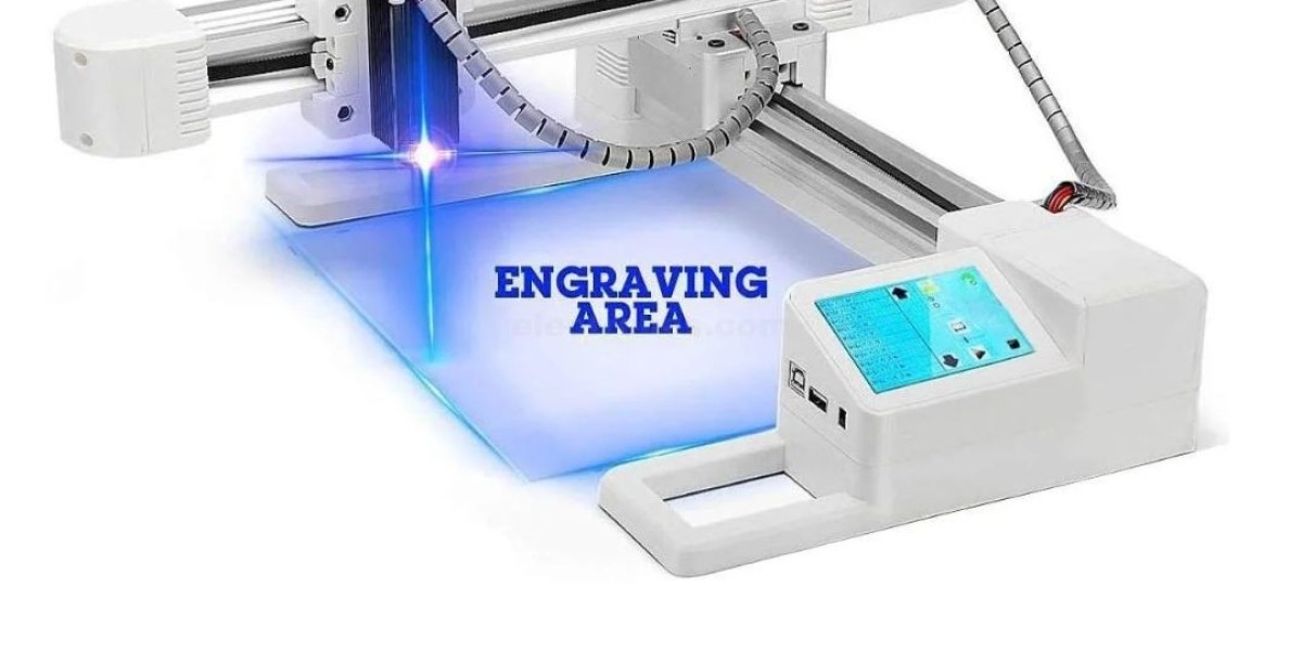 Can a laser engraving machine etch any material with the same precision and depth?