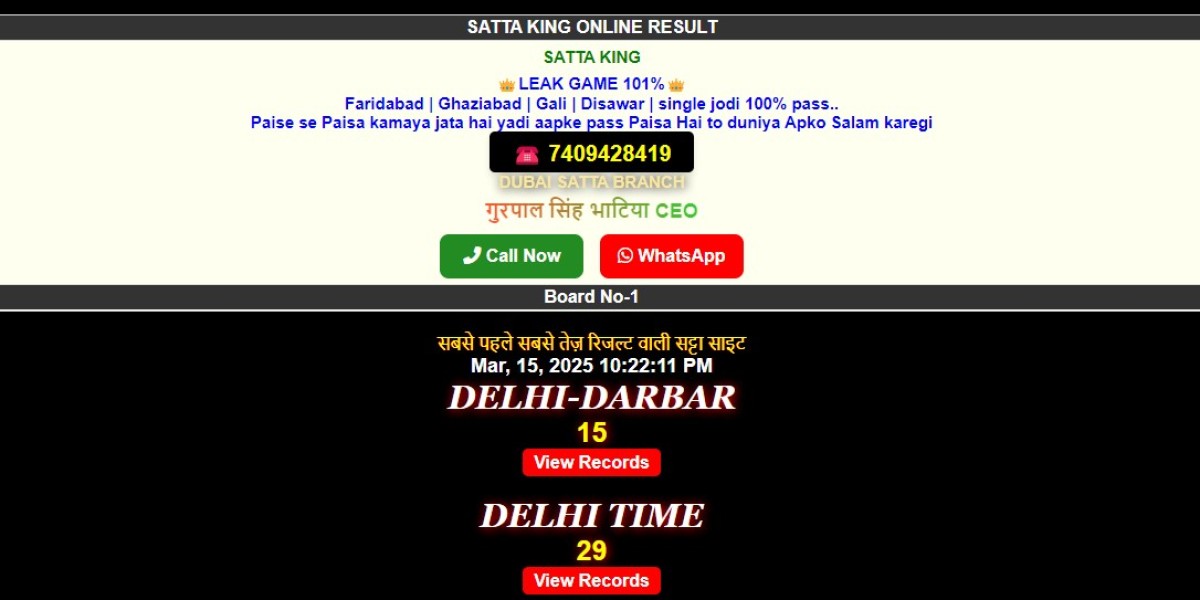 Check Satta King Results Instantly – Get Fast & Verified Updates