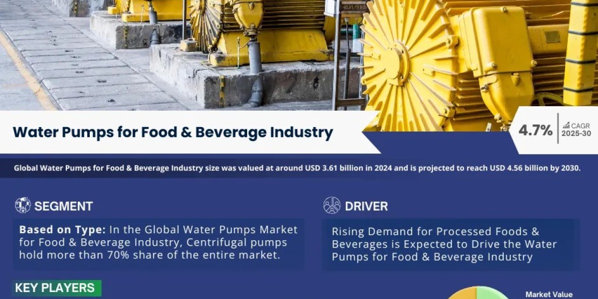 Water Pumps for Food & Beverage Industry Insights, Share & Growth Trends 2025-30