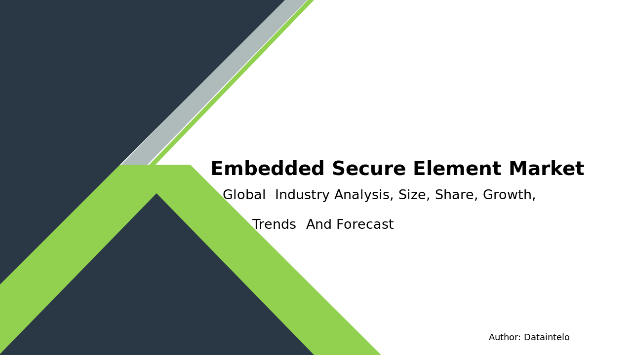 Embedded Secure Element Market Research Report 2032